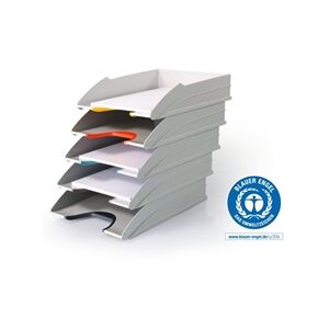 Durable VARICOLOR ECO Stackable Letter Trays 5 Pack A4+ Colour Coded Durable VARICOLOR ECO Stackable Letter Trays 5 Pack A4+ Colour Coded
