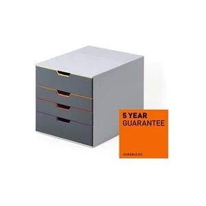 Durable VARICOLOR Desktop Organiser 4 Drawer Colour Coded A4+ Durable VARICOLOR Desktop Organiser 4 Drawer Colour Coded A4+