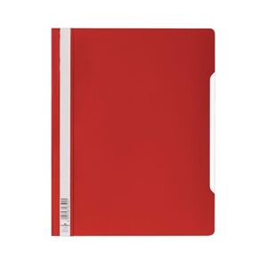 Durable Clear View Project Folder Report File 50 Pack A4+ Red Durable Clear View Project Folder Report File 50 Pack A4+ Red