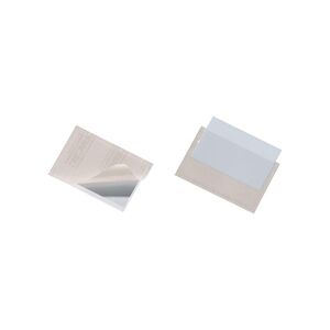 Durable POCKETFIX Self-Adhesive Clear Label Pockets 10 Pack 90 x 57mm Durable POCKETFIX Self-Adhesive Clear Label Pockets 10 Pack 90 x 57mm