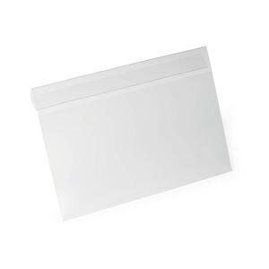 Durable Clip-On Ticket Label Holder Document Pocket - 10 Pack - A4 Durable Clip-On Ticket Label Holder Document Pocket - 10 Pack - A4