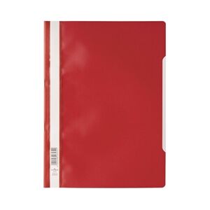 Durable Clear View Project Folder Report File 50 Pack A4 Red Durable Clear View Project Folder Report File 50 Pack A4 Red