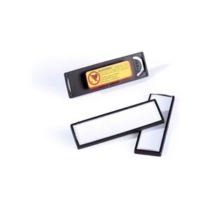 Durable Conference Name Tag Badge Holders + Inserts 25 Pack - 17x67mm Durable Conference Name Tag Badge Holders + Inserts 25 Pack - 17x67mm
