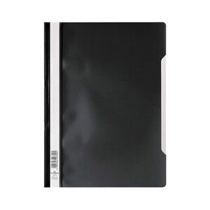 Durable Clear View Project Folder Report File 25 Pack A4 Black Durable Clear View Project Folder Report File 25 Pack A4 Black