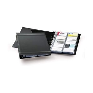 Durable VISIFIX 400 Business Card Ring Binder A-Z Index A4 Charcoal Durable VISIFIX 400 Business Card Ring Binder A-Z Index A4 Charcoal