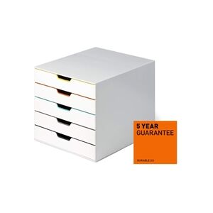 Durable VARICOLOR Desktop Organiser 5 Drawer Colour Coded - A4+ Durable VARICOLOR Desktop Organiser 5 Drawer Colour Coded - A4+