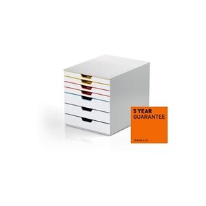 Durable VARICOLOR MIX Desktop Organiser 7 Drawer Colour Coded A4+ Durable VARICOLOR MIX Desktop Organiser 7 Drawer Colour Coded A4+