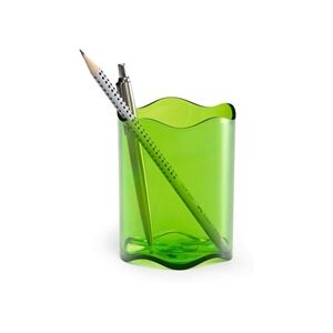 Durable TREND Pen Pot Desk Tidy Organiser - 6 Pack - Clear Green Durable TREND Pen Pot Desk Tidy Organiser - 6 Pack - Clear Green
