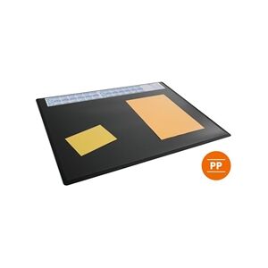 Durable Calendar PC Desk Pad with Clear Overlay - 5 Pack - Black Durable Calendar PC Desk Pad with Clear Overlay - 5 Pack - Black