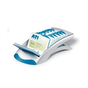 Durable VISIFIX 200 Card Business Card Holder A-Z Index Silver Durable VISIFIX 200 Card Business Card Holder A-Z Index Silver