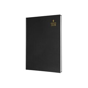 Collins A5 Desk Diary Day Per Page Black 2026 52-99.26 Collins A5 Desk Diary Day Per Page Black 2026 52-99.26