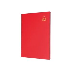 Collins A5 Desk Diary Day Per Page Red 2026 52-15.26 Collins A5 Desk Diary Day Per Page Red 2026 52-15.26