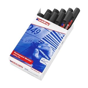 edding 330 Permanent Chisel Tip Marker Black (10 Pack) edding 330 Permanent Chisel Tip Marker Black (10 Pack)