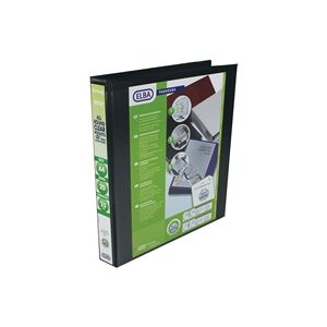 Elba Panorama 25mm 2 D-Ring Presentation Binder A4 Black (6 Pack) Elba Panorama 25mm 2 D-Ring Presentation Binder A4 Black (6 Pack)