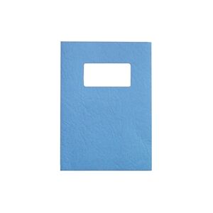 GBC LeatherGrain A4 Binding Cover with Window 250gsm Blue (Pack of 50) GBC LeatherGrain A4 Binding Cover with Window 250gsm Blue (Pack of 50)