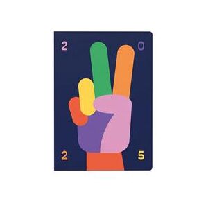 Collins Week To View Diary Peace Sign Design A5 E-PLU153.PZ-25 Collins Week To View Diary Peace Sign Design A5 E-PLU153.PZ-25