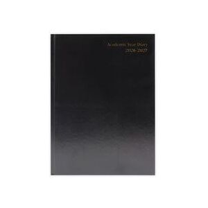 5 Star Academic Diary Day Per Page A4 Black 2026-2027 KF1A4ABK26 5 Star Academic Diary Day Per Page A4 Black 2026-2027 KF1A4ABK26