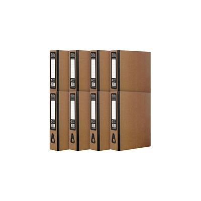 Pukka Recycled Box File Kraft (8 Pack) RF-9487 Pukka Recycled Box File Kraft (8 Pack) RF-9487