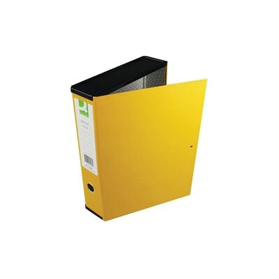 Q-Connect 75mm Box File Foolscap Yellow (5 Pack) 31819KIN0 Q-Connect 75mm Box File Foolscap Yellow (5 Pack) 31819KIN0