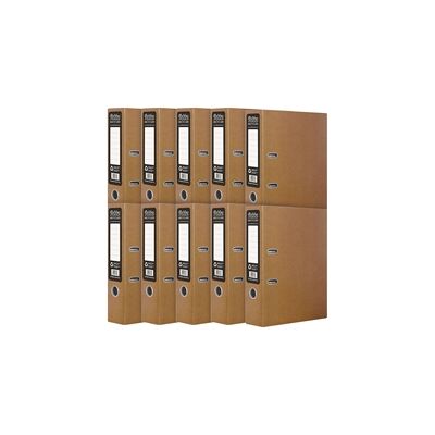 Pukka Recycled Lever Arch A4 Kraft (10 Pack) RF-9483 Pukka Recycled Lever Arch A4 Kraft (10 Pack) RF-9483