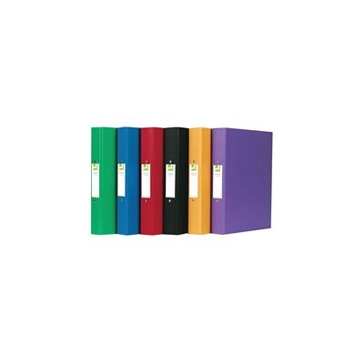 Q-Connect 25mm 2 Ring Binder Polypropylene A4 Assorted (10 Pack) Q-Connect 25mm 2 Ring Binder Polypropylene A4 Assorted (10 Pack)