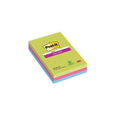 Post-it Super Sticky Removable Notes Pad 90 Sheets - 660-3SSUC Post-it Super Sticky Removable Notes Pad 90 Sheets - 660-3SSUC