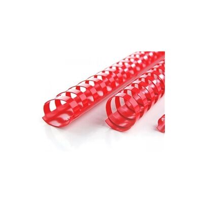 GBC Binding Combs Plastic 21 Ring 65 Sheets A4 10mm Red - 4028215 GBC Binding Combs Plastic 21 Ring 65 Sheets A4 10mm Red - 4028215