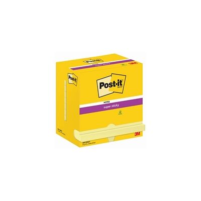 Post-it Super Sticky 76x127mm 90 Sheets Canary Yellow (Pack of 12) Post-it Super Sticky 76x127mm 90 Sheets Canary Yellow (Pack of 12)