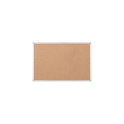 Bi-Office Earth Cork Notice Board Alumi Bi-Office Earth Cork Notice Board Alumi