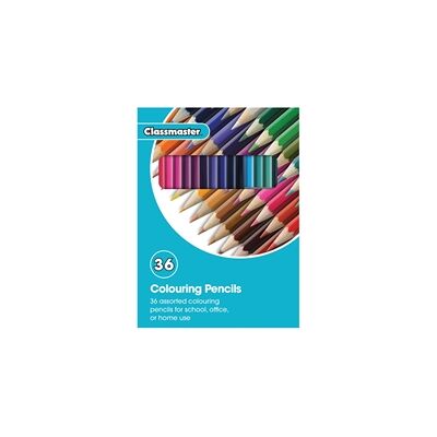 Classmaster - CPW36 - Assorted Colours - Colouring Pencils Classmaster - CPW36 - Assorted Colours - Colouring Pencils