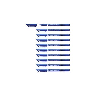 STABILO Sensor Fine Fineliner - Blue - 10 Pack STABILO Sensor Fine Fineliner - Blue - 10 Pack