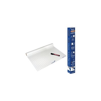 Legamaster Magic Chart Gridded Roll White 600x800mm Legamaster Magic Chart Gridded Roll White 600x800mm