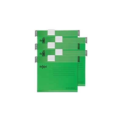 Rexel Classic Suspension Files A4 Green (25 Pack) Rexel Classic Suspension Files A4 Green (25 Pack)