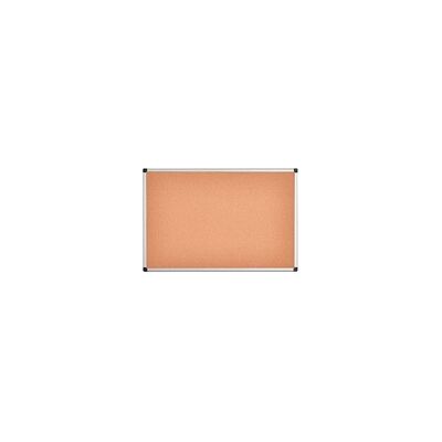 Bi-Office Aluminium Frame Cork Noticeboard 900x600mm Bi-Office Aluminium Frame Cork Noticeboard 900x600mm