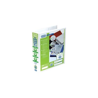 Elba Panorama 50mm 4 D-Ring Presentation Binder A4 White 400001309 Elba Panorama 50mm 4 D-Ring Presentation Binder A4 White 400001309