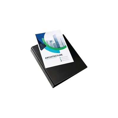 Elba Panorama 65mm Presentation Lever Arch File A4 Black (5 Pack) Elba Panorama 65mm Presentation Lever Arch File A4 Black (5 Pack)