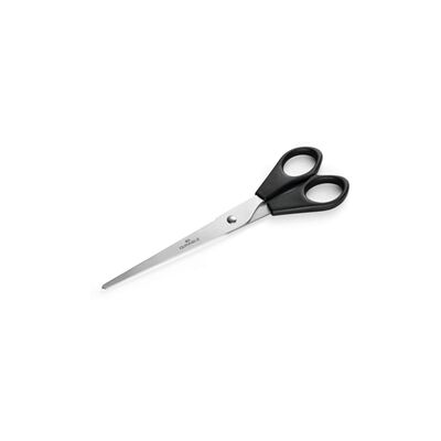 Durable Stainless Steel Ergonomic Scissors - 7in Black - Pack of 12 Durable Stainless Steel Ergonomic Scissors - 7in Black - Pack of 12