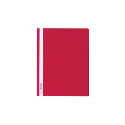 Durable Clear View Project Folder Report File - 25 Pack - A4+ Red Durable Clear View Project Folder Report File - 25 Pack - A4+ Red