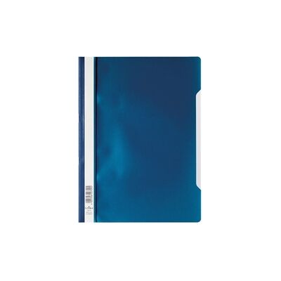 Durable Clear View Project Folder Report File 50 Pack A4 Dark Blue Durable Clear View Project Folder Report File 50 Pack A4 Dark Blue