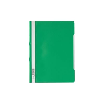 Durable Clear View Project Folder Report File 50 Pack A4 Green Durable Clear View Project Folder Report File 50 Pack A4 Green