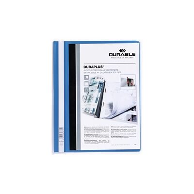 Durable DURAPLUS Project Folder Report File - 25 Pack - A4+ Blue Durable DURAPLUS Project Folder Report File - 25 Pack - A4+ Blue