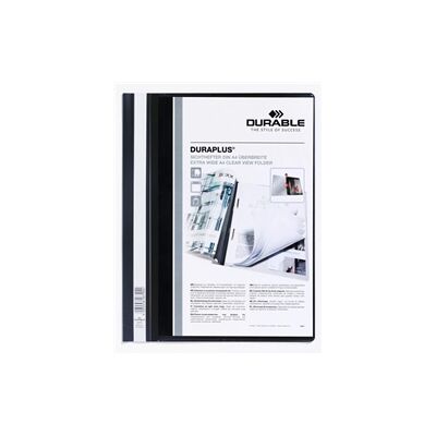 Durable DURAPLUS Project Folder Report File - 25 Pack - A4+ Black Durable DURAPLUS Project Folder Report File - 25 Pack - A4+ Black