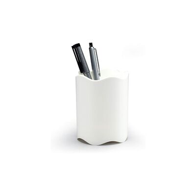 Durable TREND Pen Pot Desk Tidy Organiser - 6 Pack - White Durable TREND Pen Pot Desk Tidy Organiser - 6 Pack - White