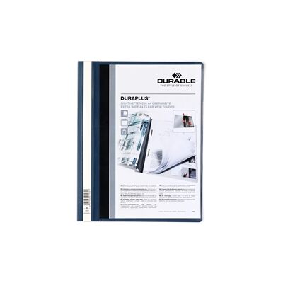 Durable DURAPLUS Project Folder Report File - 25 Pack - A4+ Navy Blue Durable DURAPLUS Project Folder Report File - 25 Pack - A4+ Navy Blue
