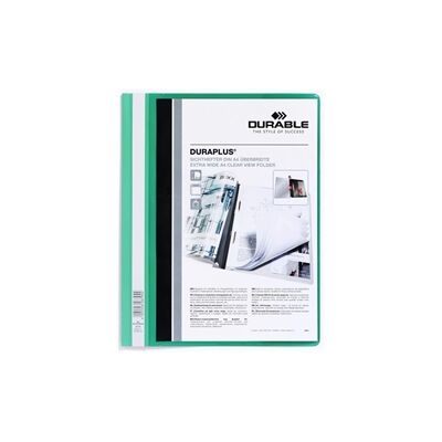 Durable DURAPLUS Project Folder Report File - 25 Pack - A4+ Green Durable DURAPLUS Project Folder Report File - 25 Pack - A4+ Green