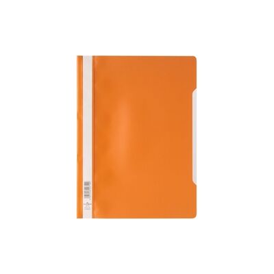 Durable Clear View Project Folder Report File 50 Pack A4 Orange Durable Clear View Project Folder Report File 50 Pack A4 Orange