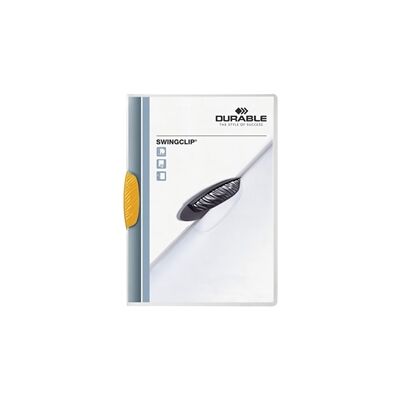 Durable SWINGCLIP 30 Document Swing Clip File 25 Pack A4 Yellow Durable SWINGCLIP 30 Document Swing Clip File 25 Pack A4 Yellow