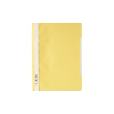 Durable Clear View Project Folder Report File 25 Pack A4 Yellow Durable Clear View Project Folder Report File 25 Pack A4 Yellow