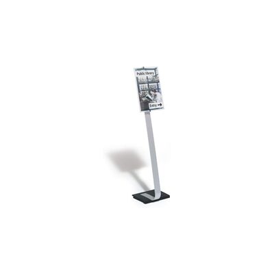 Durable CRYSTAL SIGN Aluminium Display Panel Floor Stand A3 - Silver Durable CRYSTAL SIGN Aluminium Display Panel Floor Stand A3 - Silver