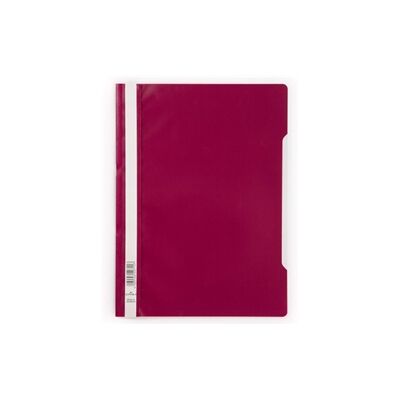 Durable Clear View Project Folder Report File 50 Pack A4 Crimson Red Durable Clear View Project Folder Report File 50 Pack A4 Crimson Red